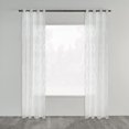 thumbnail image 1 of Bouclair Rideau Voile Blanc Essexwave 52x96 Po (132x244 cm), 1 of 6