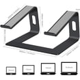 thumbnail image 2 of Laptop Stand Aluminum Laptop Riser Compatible with Apple Mac MacBook Air Pro to Notebook Computer Ergonomic Elevator Holder (Pink), 2 of 7