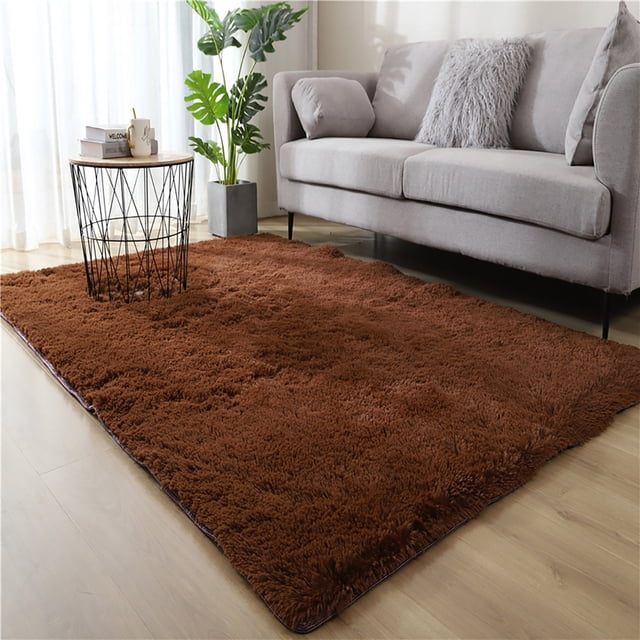 Meitianfacai Super Soft Solid Color Area Rugs for Living Room Anti-Slip Washable Shaggy Area Rug, Square Carpet for Living Room Dining Room Home Bedroom Carpet Floor Decor Mat,31.5x78.7inch