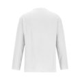 thumbnail image 4 of Yuyuzo Long Sleeve Shirts for Men Spring Fall Loose Casual V Neck Lightweight Solid Color Tee Tops, 4 of 6