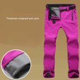 thumbnail image 1 of maskred Pantalon Thermique Imperméable Sports d'Hiver Extérieur Randonnée Escalade randonnée Pêche Vélo Neige Ski Patinage Pantalon Chaud Femme Bleu Foncé, 1 of 6