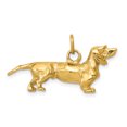 thumbnail image 1 of 14K Yellow Gold Dachshund Dog Charm, 1 of 2