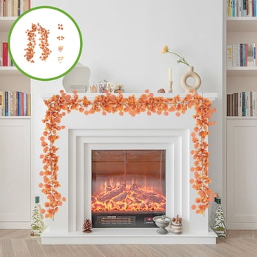 EGNMCR Autumns Color Money Leaf Rattan Thanksgiving Simulation Maple Leaf Rattan Table Decoration Creatives Harvests Festival Rattan Man Decoration Plasti c Maple Leaf Rattans