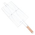 thumbnail image 4 of IFANLANDOR 1Pack Rectangular Barbeque Grill Rack for Outdoor Grillers 43x22 5x0 8in, 4 of 8