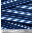 thumbnail image 2 of Soimoi Crepe Silk Fabric Horizontal Stripe Decor Fabric Printed Yard 42 Inch Wide, 2 of 5