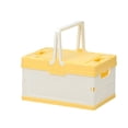 thumbnail image 2 of Folding Storage Box for Car Trunk, Camping, and Home Organization – Small Plastic Stackable Container for Clothes, Toys, Books, Picnic Supplies, 2 of 6