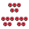 thumbnail image 4 of Wweixi 5pcs/set Artificial Lotus Realistic Appearance Easy To Clean Long-lasting peach red 3Set, 4 of 6
