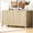 Natural, variant on Buffet Cabinet with Storage, Black Small Accent Cabinet with Drawer & Doors, Mid Century Modern Sideboard for Entryway, Hallway, Dining Room, Office