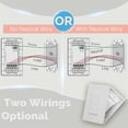 thumbnail image 2 of Smart Zigbee Home Control Switch - Versatile 4-Way Remote and Voice-Activated Light Switch, 90-250VAC, 50/60Hz, US Standard, White Design, Requires Zigbee Gateway (Not Included), 2 of 6