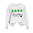 thumbnail image 4 of Chemises pour Femmes Col Rond Imprimé Fête de la Saint-Patrick Manches Longues Chandails en Molleton Fête de la Saint-Patrick Chemises pour Femmes, 4 of 4