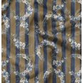 thumbnail image 1 of Soimoi Tissu en Poly Georgette Vert Imprimé Floral Trèfle 1 Yard 52 Pouces de Large, 1 of 6