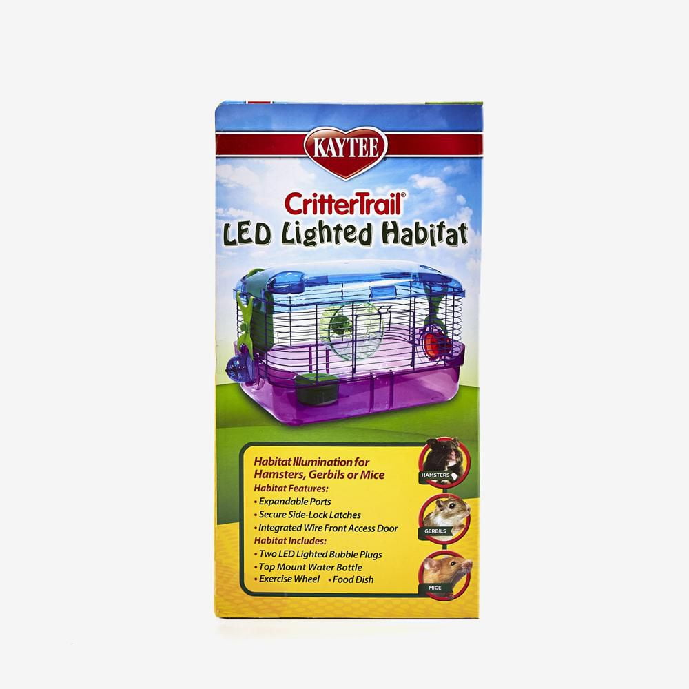 Kaytee Crittertrail LED Lighted Habitat, Starter Kit