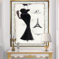 thumbnail image 3 of Élégance Glam Paris Diva I - Toile Encadrée de Mode, 3 of 3