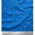 thumbnail image 1 of Soimoi Cotton Duck Fabric Boxes,Leaves & Rose Floral Decor Fabric Printed Yard 56 Inch Wide, 1 of 1