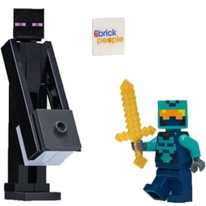 LEGO Minecraft: Enderman Minifigure avec Nether Hero Combo Pack