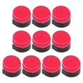 thumbnail image 1 of DYNWAVECA 10 Pcs Ruban de Prise pour Raquette de Tennis Ruban de Prise de Badminton Ruban de Prise pour Raquette de Badminton Poignée de Raquette Absorbante Poignée de Raquette pour Pickleball Rouge, 1 of 10