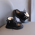 thumbnail image 4 of XZNGL Toddler Shoes Girls British Style Fashion Lacein Hasp Non Slip Thicken Keep Warm Comfortable Boots, 4 of 9