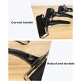 thumbnail image 1 of stanreset 8cm Ink Paint Roller Anti-Skid Plastic Handle Rubber Brayer Printing Crafts Projects Tool black 17x12cm 1Set, 1 of 6