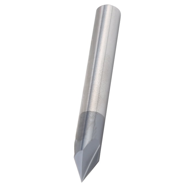 3 Flute Chamfer Milling Cutter, Professional Chamfering Design Chamfer End Mill For Small Cutting Amount Processing D12 X 60° X 75L,D10 X 60° X 75L,D8 X 60° X 60L,D6 X 60° X