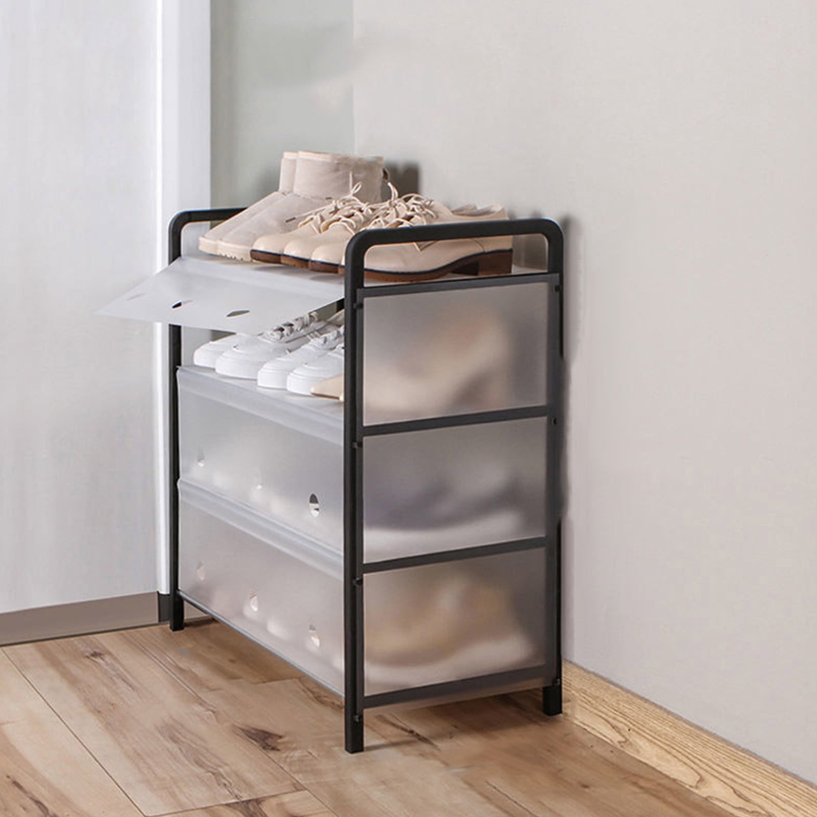 EGNMCR Assembled Simples Shoe Rack Home Door Rental Room Storage Shoe Cabinet Dormitory Shoe Rack Storage Rack Storage shoe rack