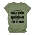 thumbnail image 1 of B91xZ T-Shirts Basiques pour Femmes Manches Courtes en Coton Tricoté Col Rond Crop Top T-Shirt, Vert TG, 1 of 1
