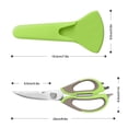 thumbnail image 3 of Cqxid Cutter Under $10 Kitchen Shears Ultra Sharp Stainless Steel Multifunctional Stainless Steel Kitchen Detachable Shears Heavy Duty Meat Scissors Chicken Poultry Fish Herbs Food Scissors, 3 of 9
