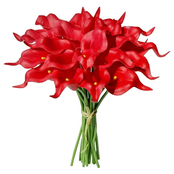 Arrangement de Bouquet Floral Réaliste pour Célébrations de Mariage et Centre de Table Élégant pour la Maison 5 Pcs