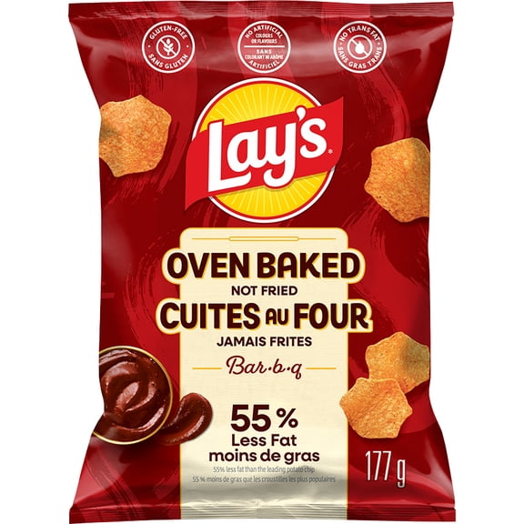 Lay's Oven Baked Bar-B-Q Flavoured Potato Crisps