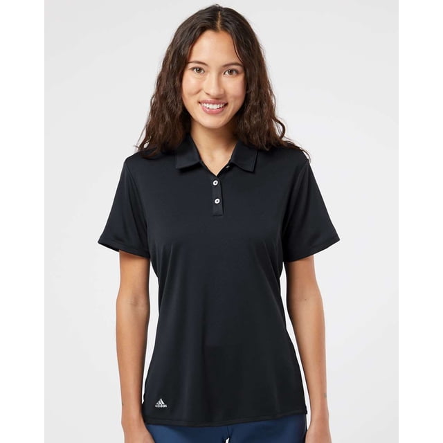 Adidas Womens Performance Polo, S, Black