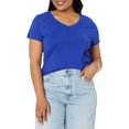 thumbnail image 1 of Deep Royal T-Shirt Col en V pour Femmes X-Temp - Taille 3TG, 1 of 6
