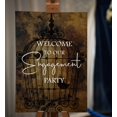 thumbnail image 2 of Darling Souvenir MADE WITH LOVE Cage Bird Print,WelcomeSignLarge Decorative PosterWelcomeTo Our Engagement Poster For Easel Party Collection- 18x12, 2 of 5