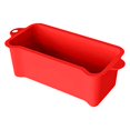 thumbnail image 2 of Oleegame 2 Pcs Plateaux de Pique-Nique pour Aliments Doublures de Gobelet à Graisse en Silicone Réutilisables Doublures de Poêle à Égouttement Gril Plaque de Cuisson Gobelet à Graisse Arrière Doublure de Récupérateur de Graisse Rouge, 2 of 9