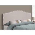 thumbnail image 3 of Monarch Specialties Bed, Headboard Only, Queen Size, Bedroom, Upholstered, Linen Look, Beige, Transitional, 3 of 4