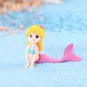 Aquarium Fish Tank Cute Little Mermaid Ornament Aquarium Fish Tank Desk Decoration Accessories Pet Accessories