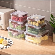Fridja Food Storage Containers with Lid, Airtight Reusable Meal Prep Containers for Lunch, Plastic Kitchen Storage Containers to Keep Food Fresh