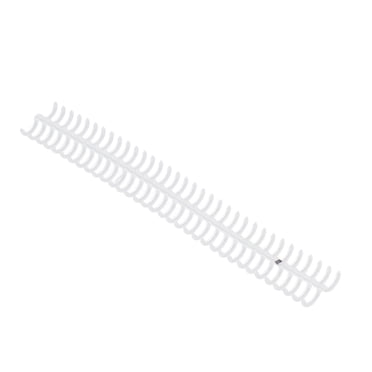 Spirales de Reliure, Épines de Reliure Diamètre Intérieur 0,59 Po Polypropylène Résistantes à l'Usure pour Papeterie Transparentes