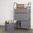 thumbnail image 2 of neatfreak! 4 Tier Metal Home Storage Rack with Storage Cubes, 2 of 6