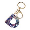thumbnail image 1 of Fridja Mother's Day Custom Creative Keyring Clasp 26 English Letter Pendant Keyring, 1 of 8
