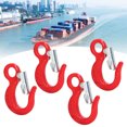 thumbnail image 4 of Eye Hoist Sling Hook, No Unhooking 4Pcs Anti Disengagement Slip Hook Safe  For Port Transportation For Construction Sites, 4 of 8