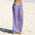 thumbnail image 2 of Yuyuzo Women's Summer Sleeveless Romper, Linen, Spaghetti Strap, Boho Beach, Adjustable,, 2 of 7