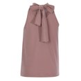 thumbnail image 4 of Birdeem Mode Femme Blouse Sans Manches Col Roulé Unie T-Shirt Tops d'Été, 4 of 9