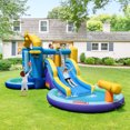 thumbnail image 3 of Gymax Kids Inflatable Water Slide Park Bounce Castle w/ 50 Ocean Balls & 735W Blower, 3 of 10