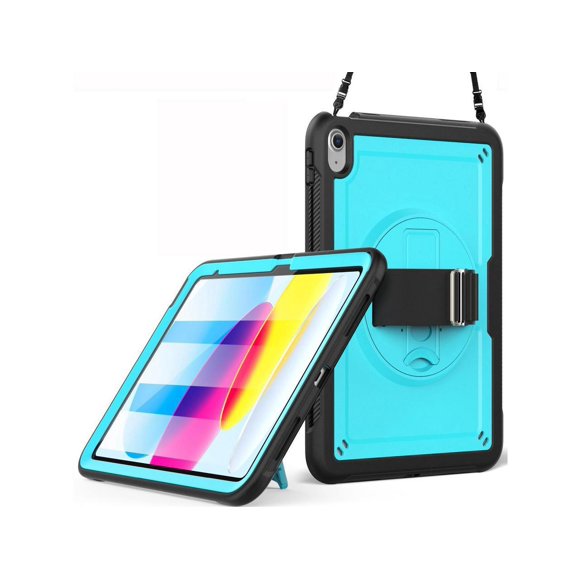 Case for iPad (A16) 11th Generation 11 Inch 2025, iPad 10th Generation 10.9 inch 2022 with Screen Protector, Foldable Stand, Pen Holder, Heavy Duty Shockproof Rugged Protective Cover