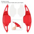 thumbnail image 2 of Steering Wheel Paddle Shifter Covers For Chevy Camaro 12-15 Aluminium Red, 2 of 12