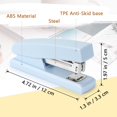 thumbnail image 2 of Stapler, Office Stapler, Small Staplers for Desk, Blue, 2 of 7
