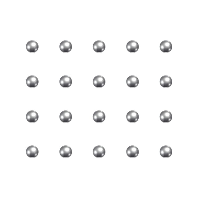 Unique Bargains Billes de Roulement en Acier Inoxydable 420 de 1/8 Pieds G100 Précision, Lot de 100