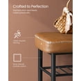 thumbnail image 3 of VASAGLE EKHO Collection - Banc à Chaussures, Banc de Rangement, Banc Porte-Chaussures pour Entrée, Brun Caramel, 3 of 10