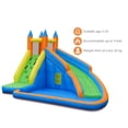 thumbnail image 4 of Gymax Inflatable Water Park Bounce House Climbing Wall Splash Pool w/480W Blower, 4 of 9
