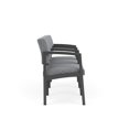 thumbnail image 2 of Lenox Steel Reception Waiting Room 3 Seats Chair / Charcoal Steel / Gray, 2 of 5
