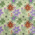 thumbnail image 1 of oneOone Tissu en Velours Vert Menthe Texture Florale Matériel de Robe Tissu Imprimé Tissu au Mètre 58 Pouces de Large, 1 of 4